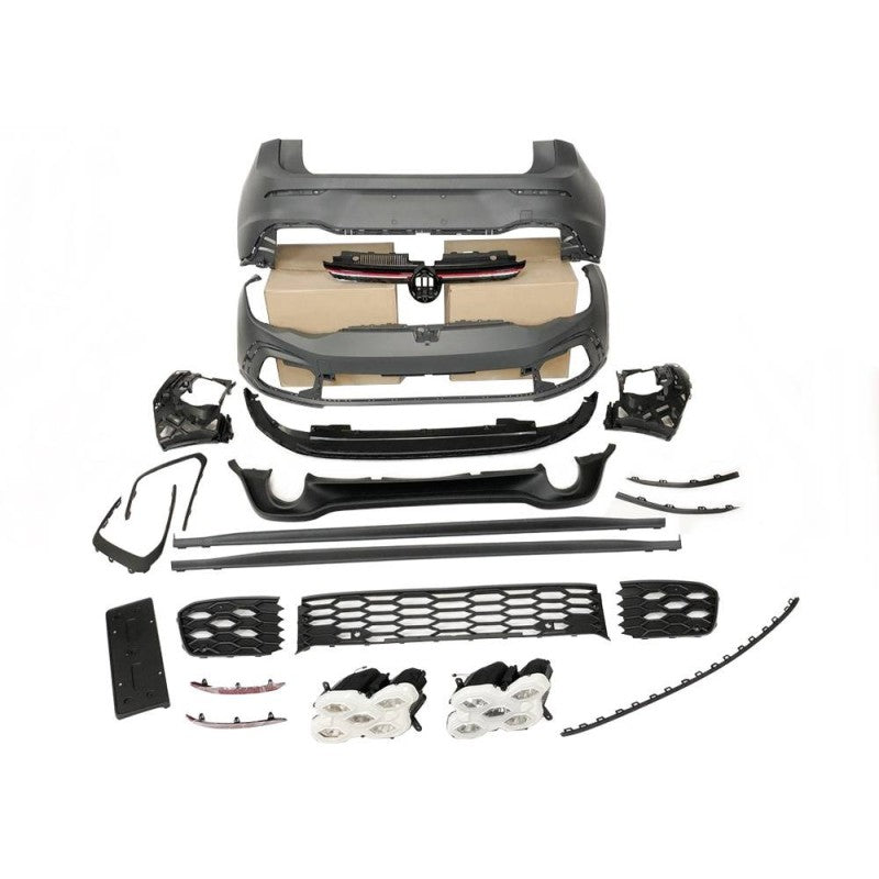 ART.5192 BODYKIT  Volkswagen Golf 8 3/5 2019-2023 Porte Look GTI 2 Scarico