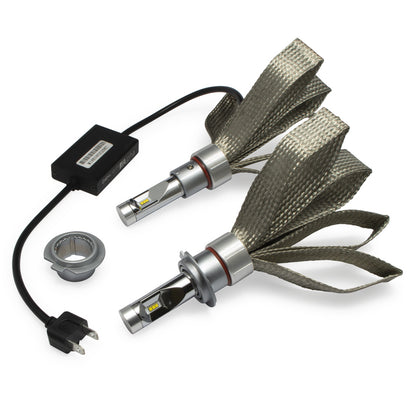 🤩KIT LED H7 6500K FULL CANBUS 8000 LUMEN LED LAMPS FOR AUDI A2🤩 