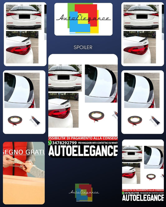 ADATTO PER MERCEDES-BENZ CLASSE C W206 SPOILER PARAFANGO POSTERIORE