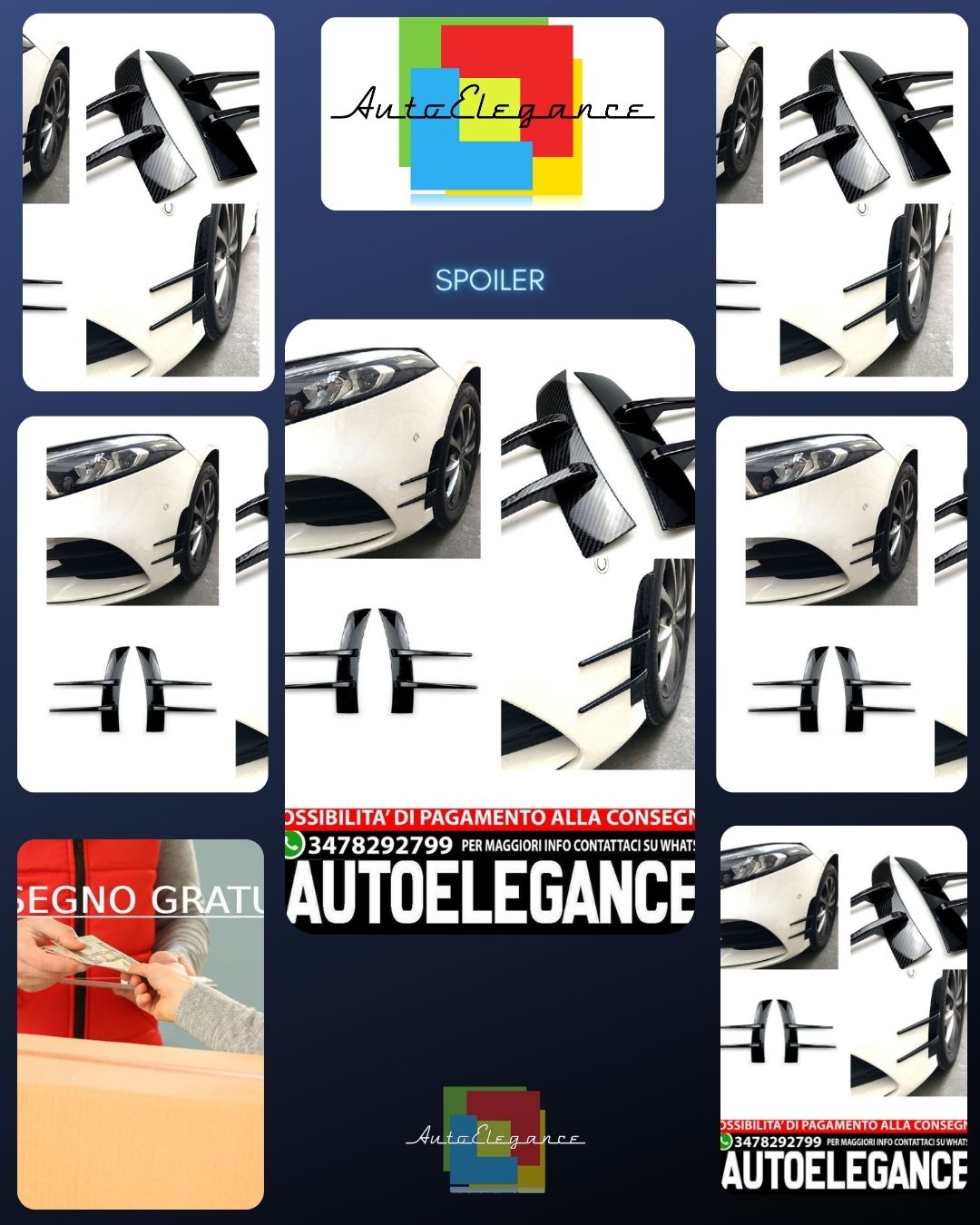 Per MERCEDES W177 CLASSE A AMG OTTICA ASPIRAZIONE VENTILAZIONE SPOILER ANTERIORE