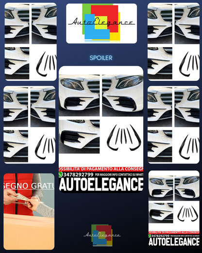 ADATTO PER MERCEDES W213 A238 CLASSE E AMG LINE (VOR FACELIFT) AERO FLAPS