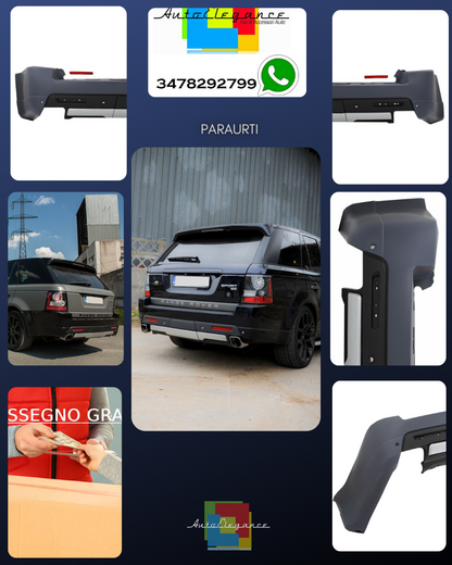 Rear Bumper for Land Range Rover Sport L320 05-2013 Autobiography Design 