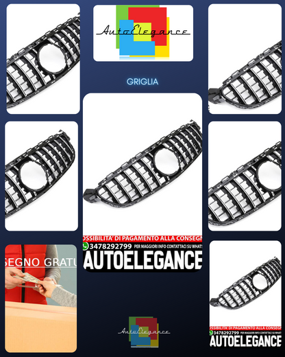 Grille for Mercedes W205 C63 AMG PANAMERICANA (C63 ONLY) 
