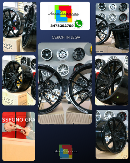 ADATTO per BMW 5 7 G Serie Audi Mercedes CERCHI IN LEGA 22 inch 5x112 HAXER HX036