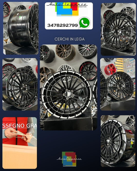 ADATTO per Mercedes Benz E Classe C 19 inch 5X112 8J + 9J AMG Maybach style Ruot