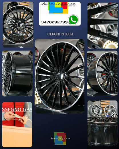 Adatto per Mercedes E S Class 22 inch 5x112 Stile AMG Multi Raggi Concavo Ruote