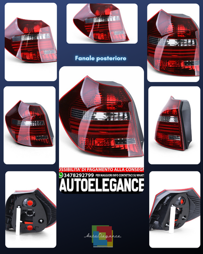TYC Left Smoke Black Rear Light Fit For BMW E81 E87 07-12 