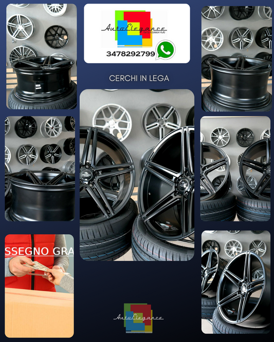 ADATTO per per BMW 3 5 6 e F Serie CERCHI IN LEGA 19 inch 5x120 FORZZA BOSAN