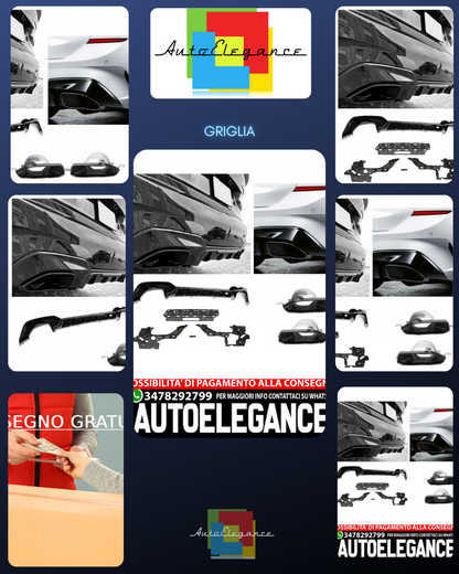 ADATTO PER DIFFUSORE PACCHETTO SPOILER BMW SERIE 3 G20