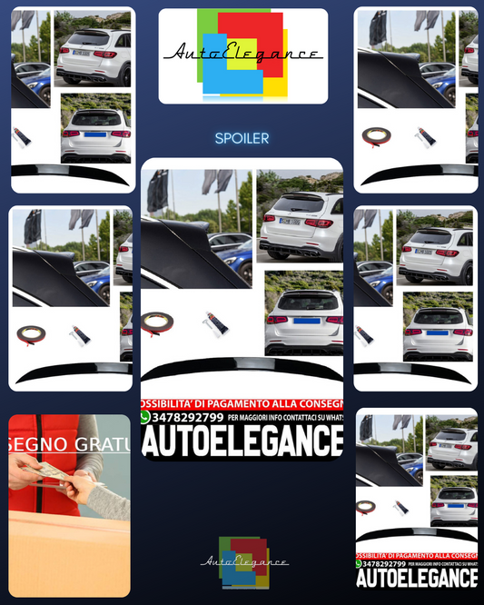 Suitable for MERCEDES GLC X253 ROOF SPOILER REAR SPOILER 