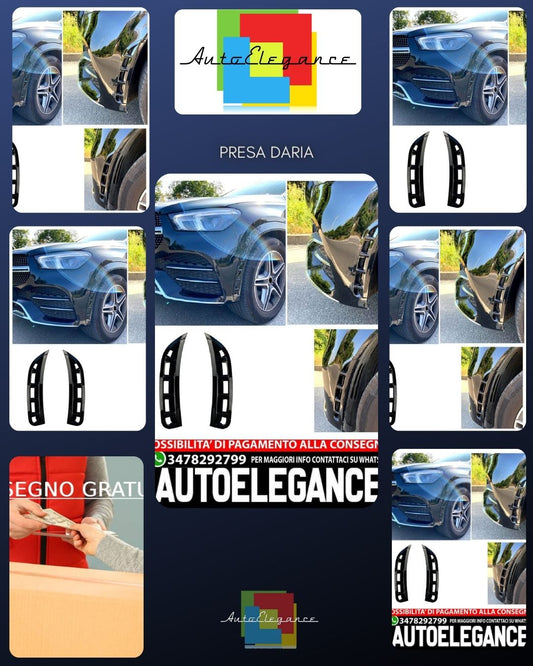 Suitable for MERCEDES W167 GLE AMG AIR INTAKE VENTILATION SPOILER FRONS 