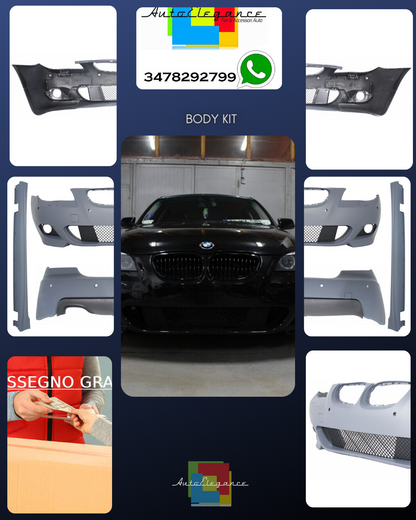 Body Kit for BMW 5 E60 03-07 Bumper M-Technik Look PDC 24mm 