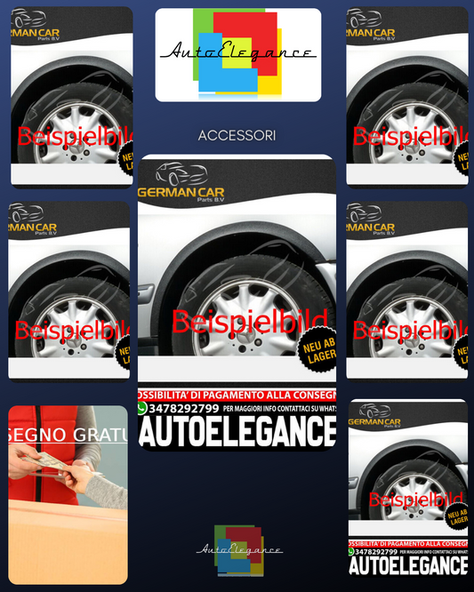 Barre ruote nere protezione passaruota per Mercedes W168 Classe A