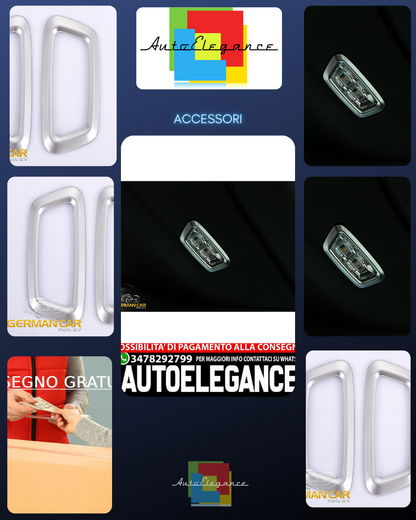 Per illuminazione del bagagliaio con telaio cromato Mercedes X253 GLC