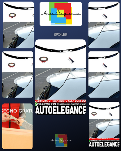 Adatto per MERCEDES W176 CLASSE A SPOILER TETTO POSTERIORE SPOILER TETTO