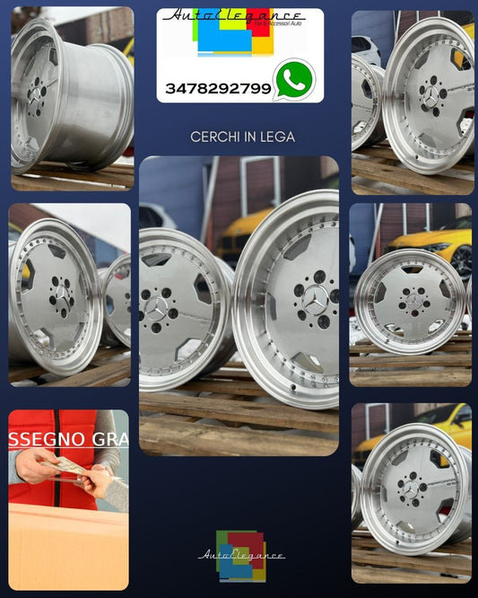 Suitable for Mercedes SL 17 inch 5x112 PERFORMA 25 AMG Monobloc Deep Dish Wheels 