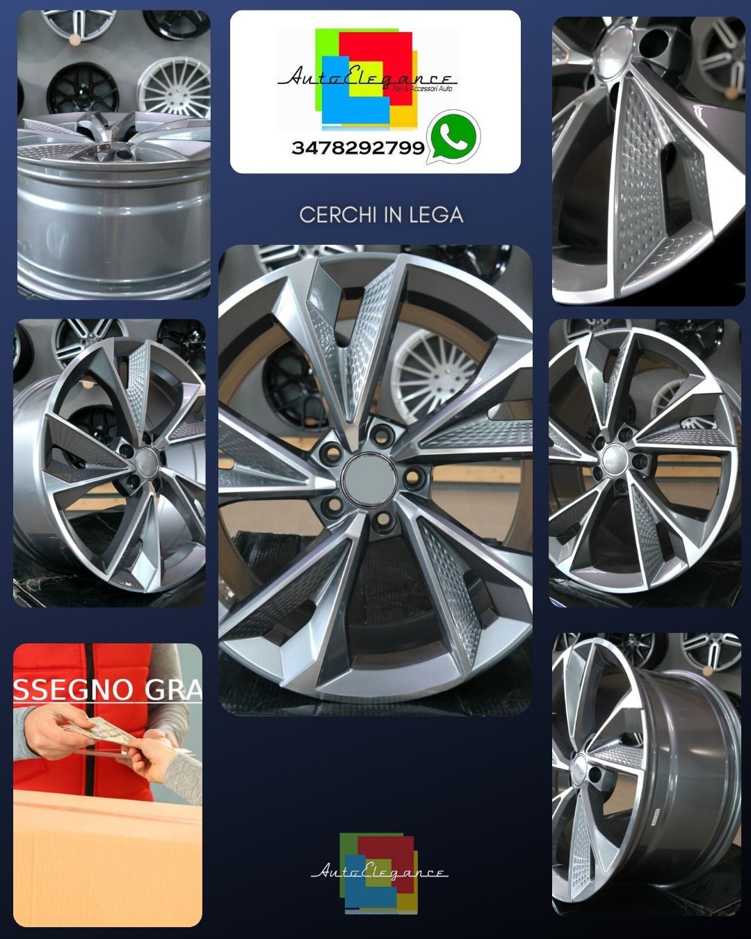 SUITABLE for Audi A4 A5 A6 A7 A8 New 21 inch 5x112 RS7 Style Gloss Grey Wheels 