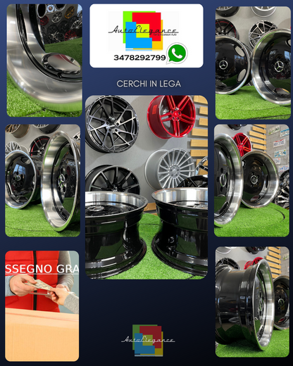 ADATTO per Mercedes E S Sl CL W124 CERCHI IN LEGA 18'' 5x112 Monoblocco AMG