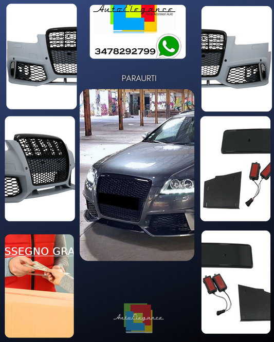 Front Bumper for Audi A6 C6 4F Sedan Avant 04-10 RS6 Look (PROMO) 