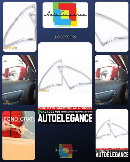 For Mercedes X156 W176 Speakers Chrome Frame Front Door Panel 