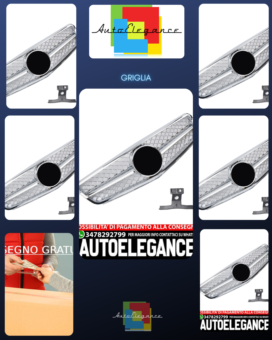 SPORT RADIATOR GRILLE CHROME GRILLE SUITABLE FOR MERCEDES W204 C-CLASS 