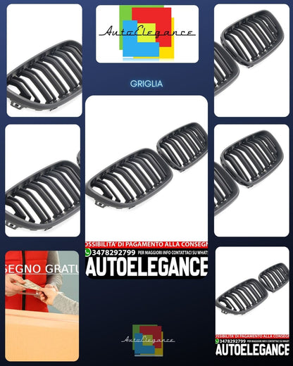 Griglia per BMW Serie 2 F22/23/F87 nero opaco