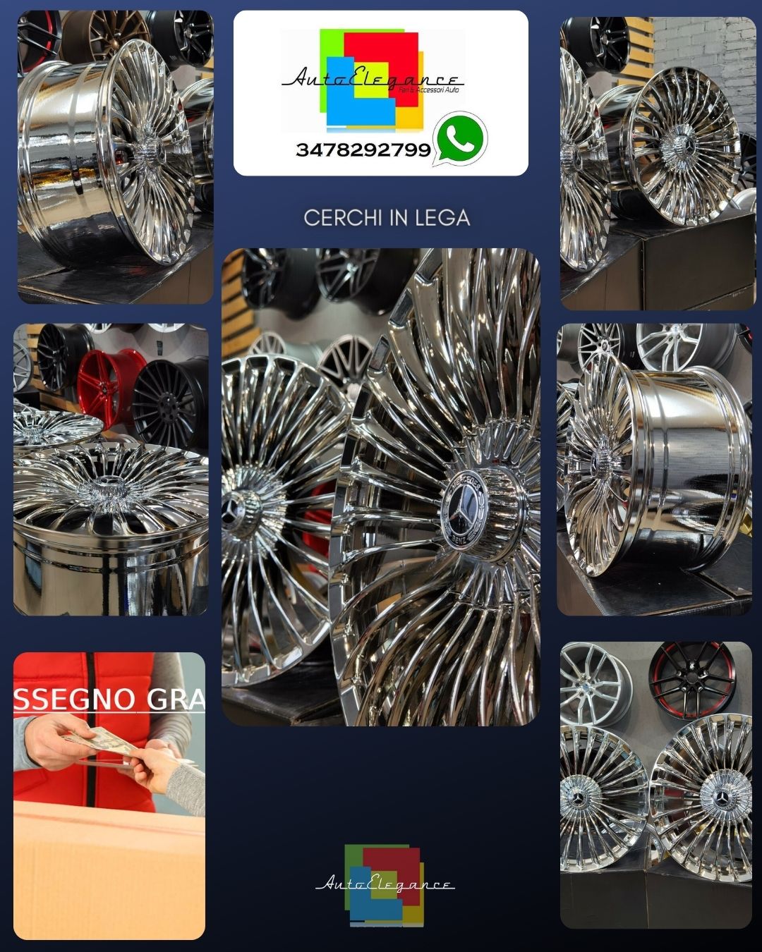 ADATTO per MERCEDES BENZ CLAS E S CROMATE 20 POLLICI 5X112 LUSSO STILE MAYBACH