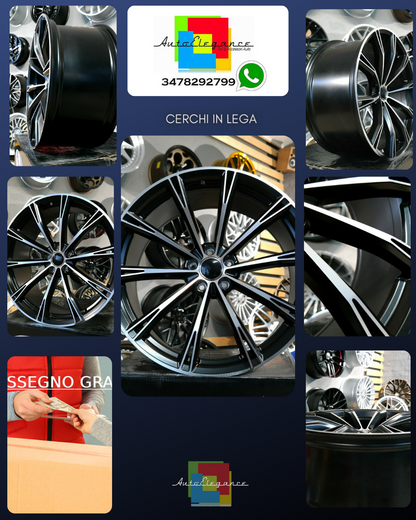 ADATTO per Audi A4 A5 A6 A7 A8 S LINE CERCHI IN LEGA 20 inch 5x112 Abt Design