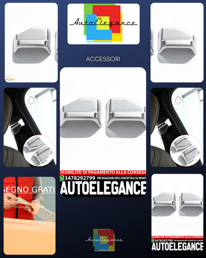 Per Mercedes W213 W222 C218 pannello telaio cromato cintura di sicurezza