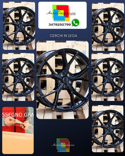 ADATTO per Touareg CERCHI IN LEGA 21 inch 5x112 9J ET31 Lega Nero