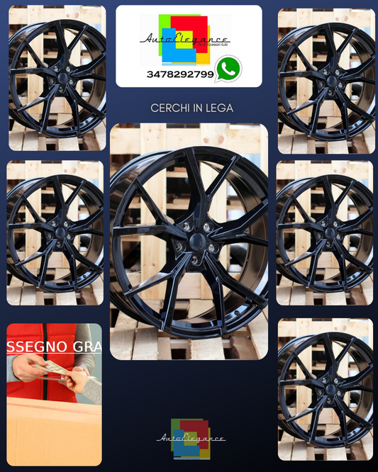 ADATTO per Touareg CERCHI IN LEGA 21 inch 5x112 9J ET31 Lega Nero