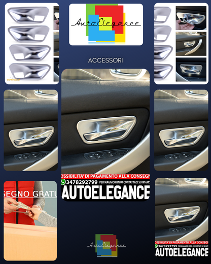 For BMW 3 Series F30 and F31 Chrome Door Handles Door Trim Covers 