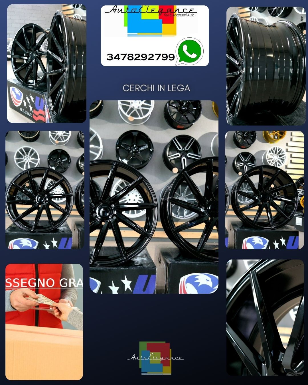 ADATTO per BMW 3 E46 E90 Lega Concavo Cerchi 18 inch 5x120 Nero cvt Stile Ruote