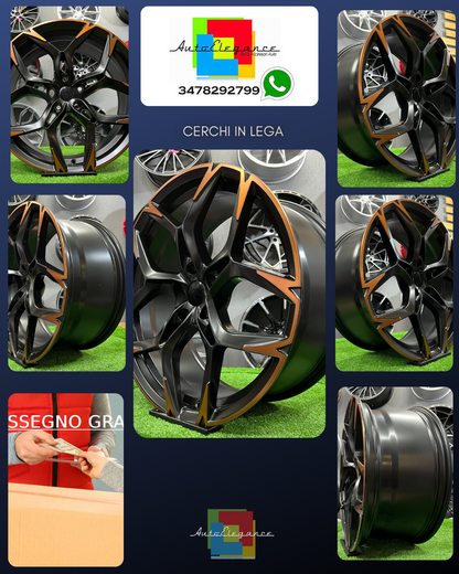 ADATTO per Cupra León Nato Formentor Ateca 19 inch 5x112 VZ5 C CERCHI IN LEGA