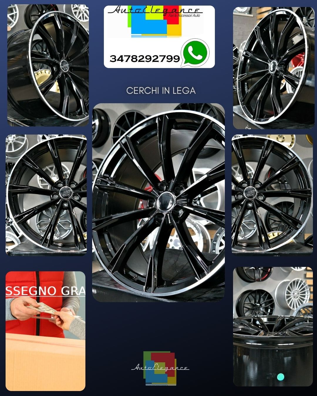 ADATTO per Audi A4 A5 A6 A7 A8 S LINE 20 inch 5x112 Abt Design Nero Lucido Ruote