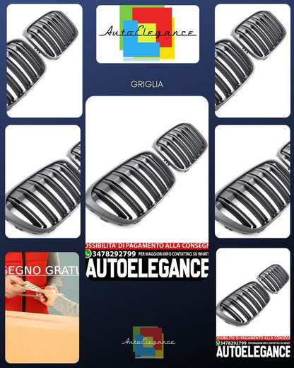 GRIGLIA PER BMW X1 F48 2015-2019 NERO OPACO