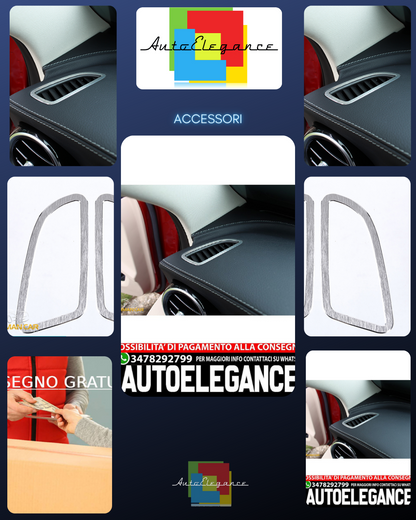 Per Mercedes W205 Classe C pannelli alluminio telaio ugelli aria ventilazione