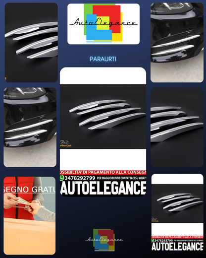 Paraurti per Mercedes W213 Classe E griglia finlandese cromo tuning