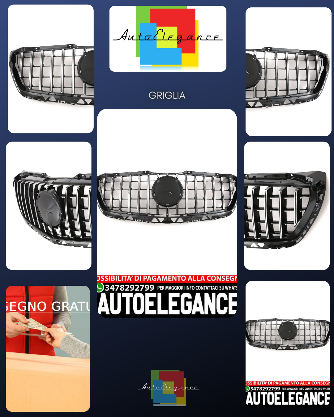 Griglia Sport griglia adatta per Mercedes W906 SPRINTER FACELIFT