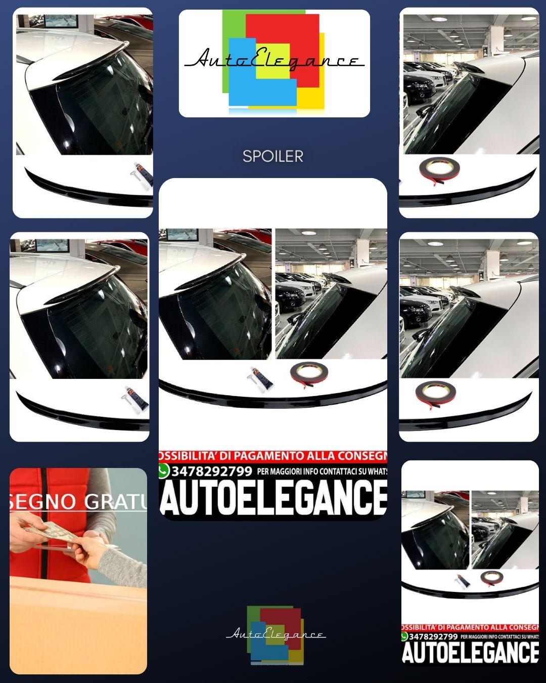 Suitable for MERCEDES S205 C-CLASS REAR ROOF SPOILER ROOF SPOILER 