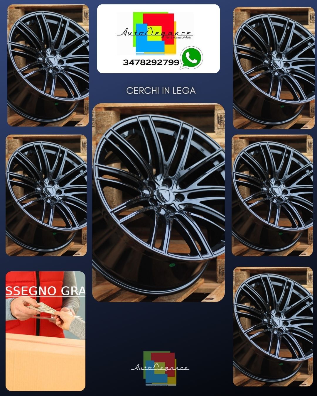 ADATTO PER Porsche Macan 21 inch 5X112 9J ET26 + 10J ET19 Multi Raggi Nero Ruote