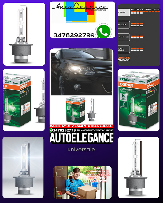 Osram D2S Xenarc Ultra Life Xenon Extra Long Life Long Life 1 Pezzo