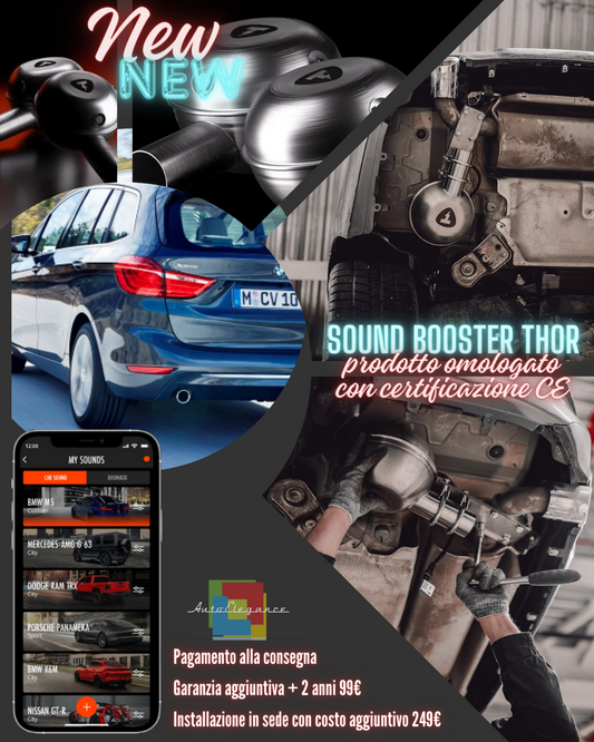 Sound Booster Thor Suono Sportivo Scarico adatto per BMW 2 Gran Tourer 12-23