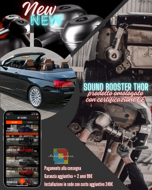 Sound Booster Thor Suono Sportivo Scarico adatto per BMW 3 Cabriolet LCI 12-23