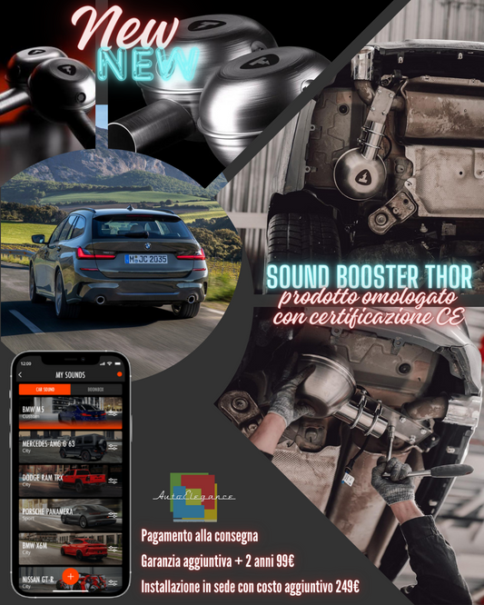 Sound Booster Thor Suono Sportivo Scarico adatto per BMW 3 Touring 12-23