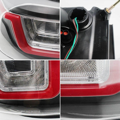 Fanali posteriori a LED per Toyota FJ Land Cruiser 2007-2017 12V 42W ABS, materiale PMMA