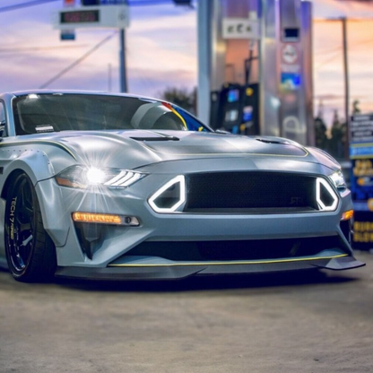 ART.3313  Griglia superiore a LED FORD MUSTANG 18-23