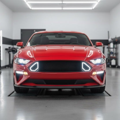 ART.3321 Griglia superiore a LED - stile RTR  FORD MUSTANG 18-23