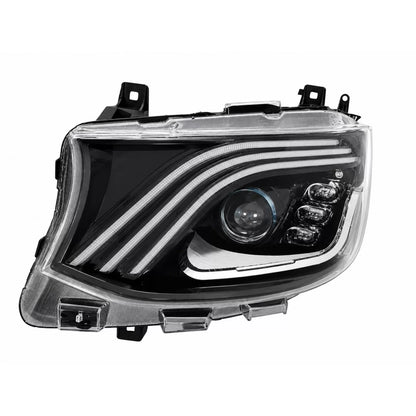 💕 Fari LED Adatti per Mercedes Sprinter W907 W910 19-27 Alogeni Neri 💕