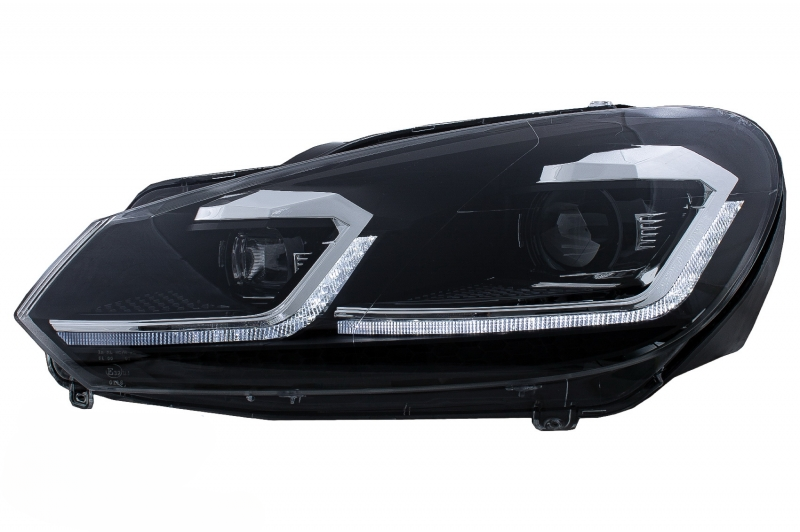 Fari a LED adatti per VW Golf 6 VI 2008-2013 con Facelift G7.5 GTI Look Silver